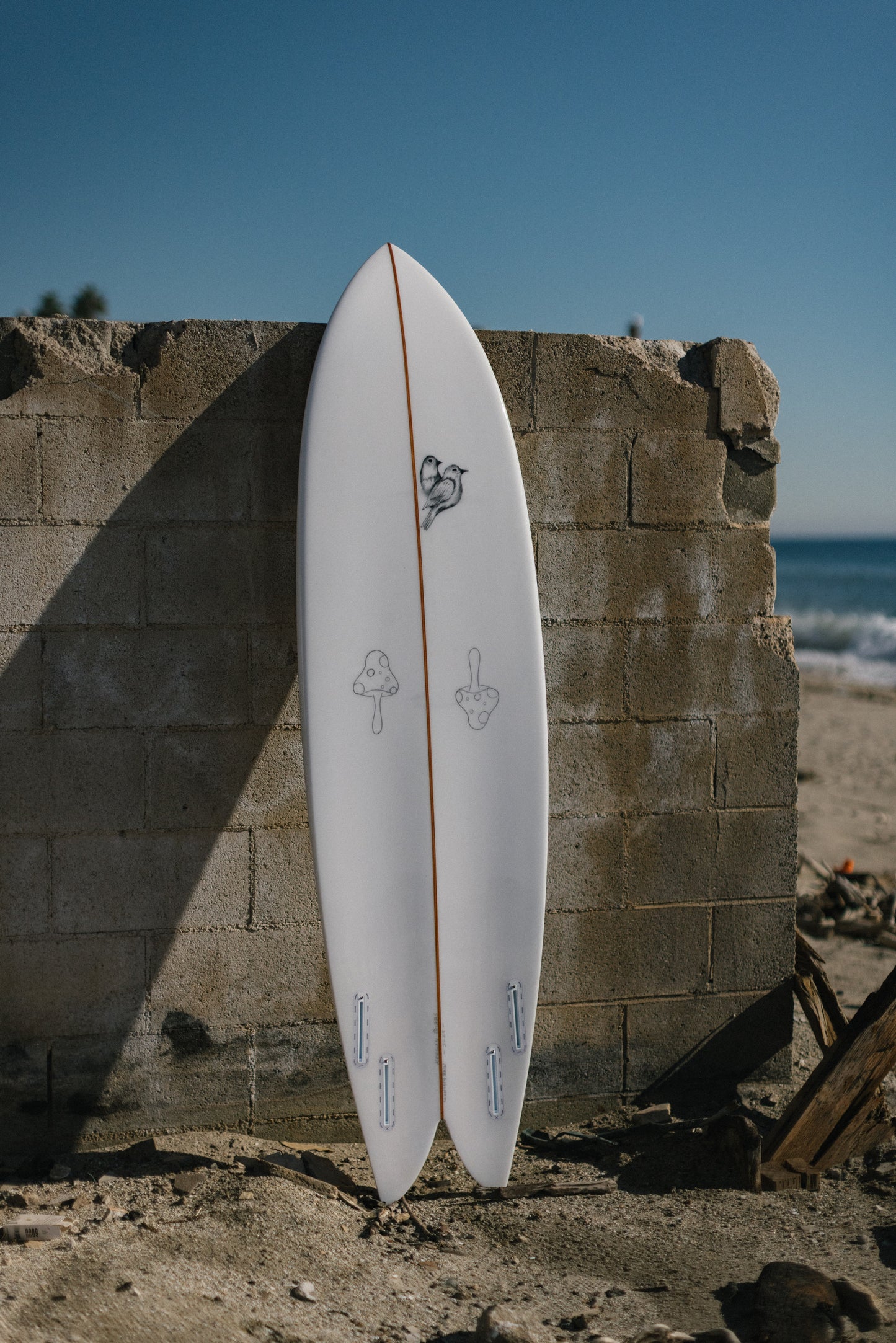 6'4 LITTLE BIRDIE QUAD FISH