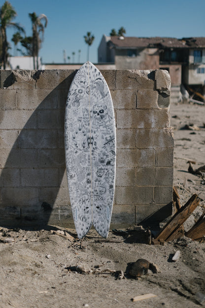 6' MADNESS TWIN FISH