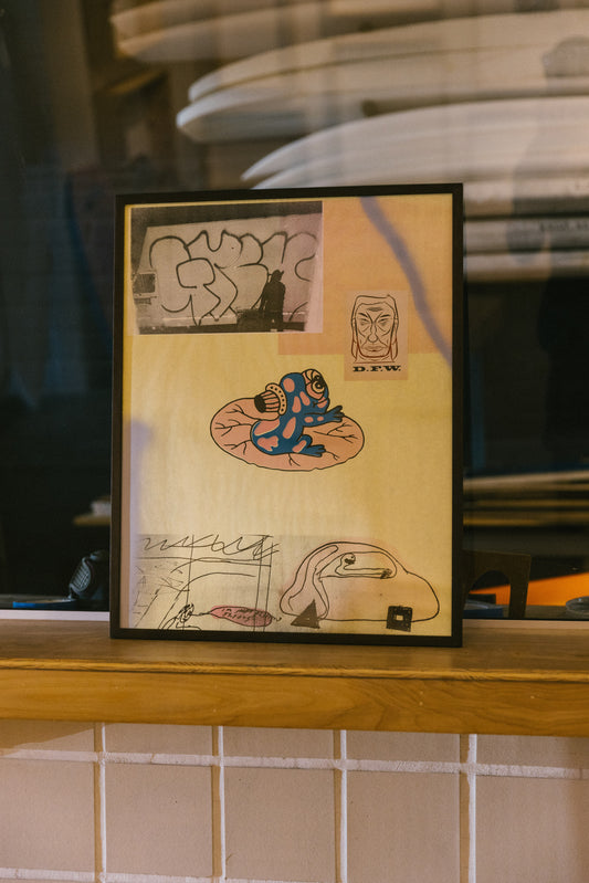 BARRY MCGEE X CHRIS JOHANSON PRINT #003 (FRAMED)