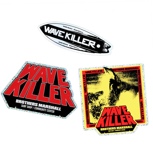 WAVE KILLER STICKER PACKS (6 STICKERS)