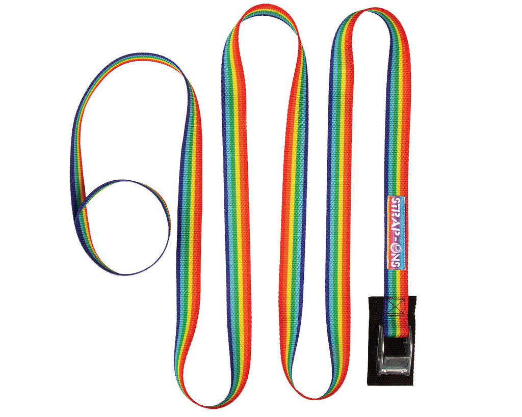 RAINBOW STRIPE STRAP ONS (SET OF TWO)