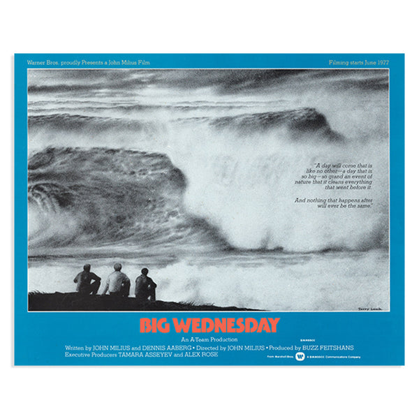 16" X 20" LIMITED BIG WEDNESDAY POSTER
