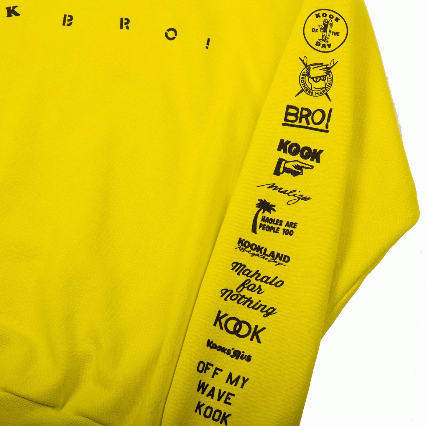 TEAM KOOK BRO! CREW NECK (YELLOW)