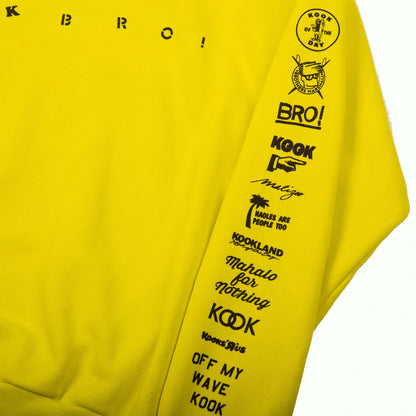 TEAM KOOK BRO! CREW NECK (YELLOW)