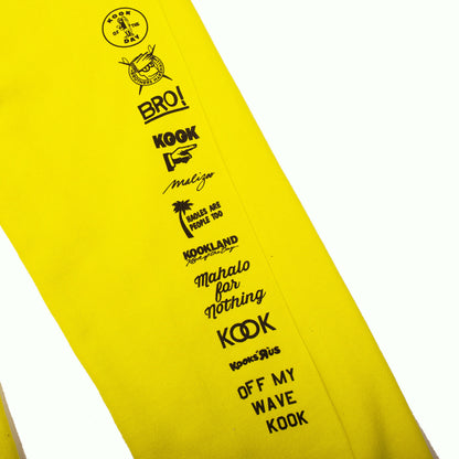 TEAM KOOK BRO! SWEAT PANT (YELLOW)