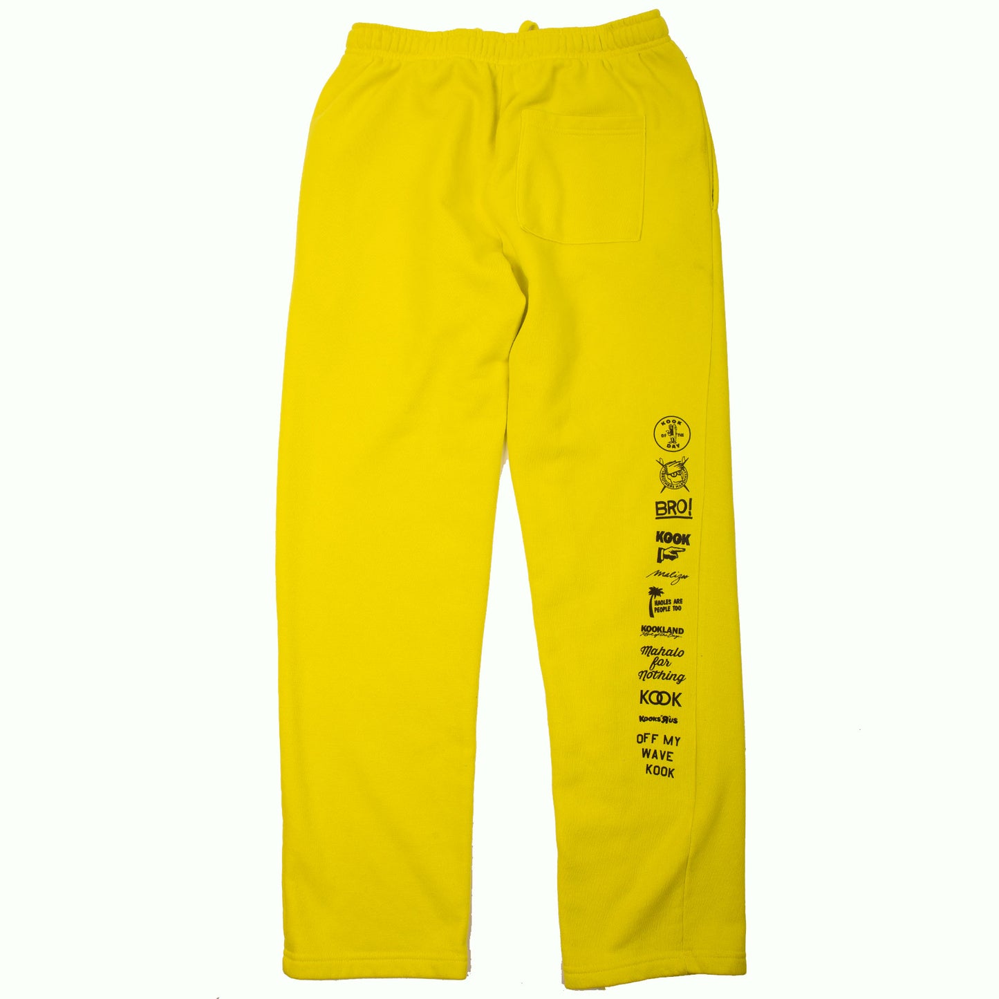 TEAM KOOK BRO! SWEAT PANT (YELLOW)