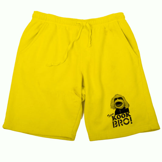 TEAM KOOK BRO! SWEAT SHORTS (YELLOW)